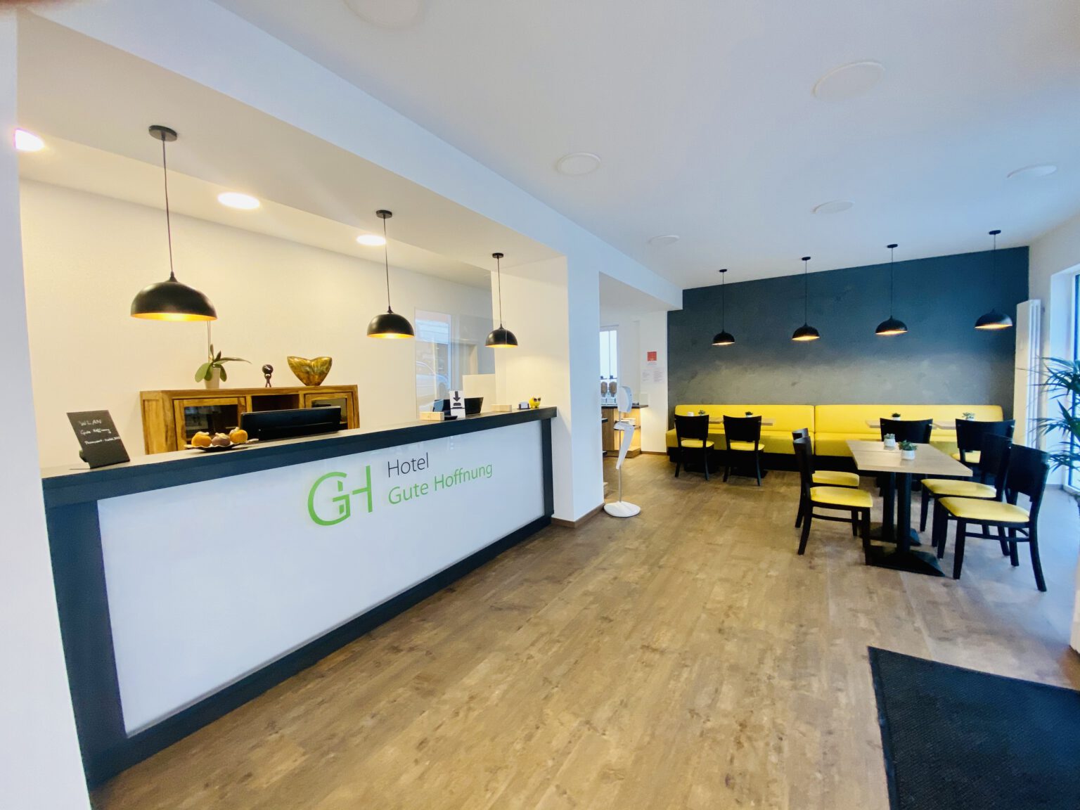 Rezeption im Hotel Gute Hoffnung Pforzheim
